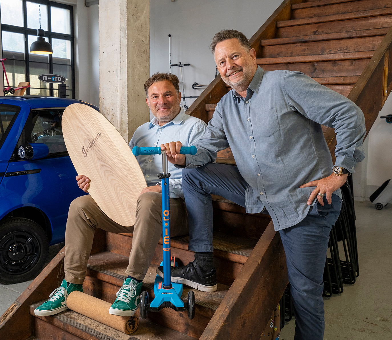 Micro and Indiana join forces for the distribution of skateboards & balance boards