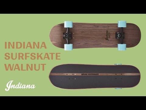 
                  
                    Load and play video in Gallery viewer, INDIANA SKATEBOARD SURFSKATE WALNUT
                  
                